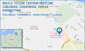 PRACOWNIA TOMOGRAFII KOMPUTEROWEJ - CENTRUM MEDYCZNE MEDICA - GOŁDAPSKA 1,  OLECKO