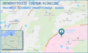 PRACOWNIA REZONANSU MAGNETYCZNEGO - UNIWERSYTECKIE CENTRUM KLINICZNE - UL. MARIANA SMOLUCHOWSKIEGO 17,  GDAŃSK