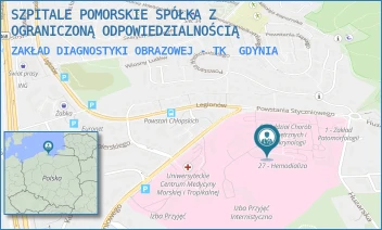 ZAKŁAD DIAGNOSTYKI OBRAZOWEJ - TK - SZPITALE POMORSKIE SPÓŁKA Z OGRANICZONĄ ODPOWIEDZIALNOŚCIĄ - UL. POWSTANIA STYCZNIOWEGO 1,  GDYNIA