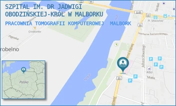 PRACOWNIA TOMOGRAFII KOMPUTEROWEJ - SZPITAL IM. DR JADWIGI OBODZIŃSKIEJ-KRÓL W MALBORKU - ARMII KRAJOWEJ 105/106,  MALBORK