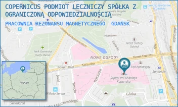 PRACOWNIA REZONANSU MAGNETYCZNEGO - COPERNICUS PODMIOT LECZNICZY SPÓŁKA Z OGRANICZONĄ ODPOWIEDZIALNOŚCIĄ - UL. NOWE OGRODY 1-6,  GDAŃSK