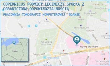 PRACOWNIA TOMOGRAFII KOMPUTEROWEJ - COPERNICUS PODMIOT LECZNICZY SPÓŁKA Z OGRANICZONĄ ODPOWIEDZIALNOŚCIĄ - UL. POWSTAŃCÓW WARSZAWSKICH 1-2,  GDAŃSK