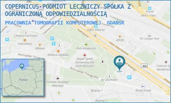 PRACOWNIA TOMOGRAFII KOMPUTEROWEJ - COPERNICUS PODMIOT LECZNICZY SPÓŁKA Z OGRANICZONĄ ODPOWIEDZIALNOŚCIĄ - ALEJA ZWYCIĘSTWA 31-32,  GDAŃSK
