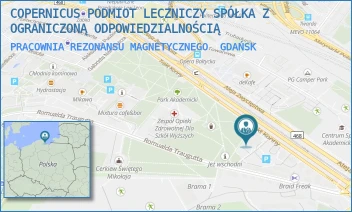 PRACOWNIA REZONANSU MAGNETYCZNEGO - COPERNICUS PODMIOT LECZNICZY SPÓŁKA Z OGRANICZONĄ ODPOWIEDZIALNOŚCIĄ - ALEJA ZWYCIĘSTWA 31-32,  GDAŃSK