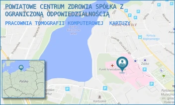 PRACOWNIA TOMOGRAFII KOMPUTEROWEJ - POWIATOWE CENTRUM ZDROWIA SPÓŁKA Z OGRANICZONĄ ODPOWIEDZIALNOŚCIĄ - UL. FLORIANA CEYNOWY 7,  KARTUZY