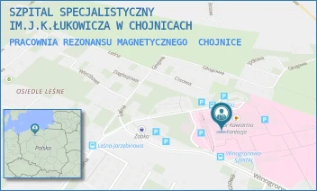 PRACOWNIA REZONANSU MAGNETYCZNEGO - SZPITAL SPECJALISTYCZNY IM.J.K.ŁUKOWICZA W CHOJNICACH - UL. LEŚNA 10,  CHOJNICE