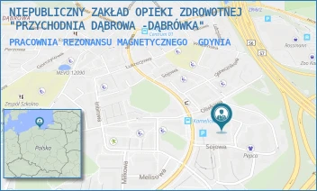 PRACOWNIA REZONANSU MAGNETYCZNEGO - NIEPUBLICZNY ZAKŁAD OPIEKI ZDROWOTNEJ "PRZYCHODNIA DĄBROWA -DĄBRÓWKA" - UL. SOJOWA 24,  GDYNIA