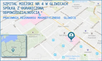 PRACOWNIA REZONANSU MAGNETYCZNEGO - SZPITAL MIEJSKI W GLIWICACH SPÓŁKA Z OGRANICZONĄ ODPOWIEDZIALNOŚCIĄ - UL. ZYGMUNTA STAREGO 20,  GLIWICE
