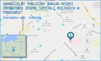 PRACOWNIA NMR - SAMODZIELNY PUBLICZNY ZAKŁAD OPIEKI ZDROWOTNEJ ZESPÓŁ SZPITALI MIEJSKICH W CHORZOWIE - UL. WŁADYSŁAWA TRUCHANA 7,  CHORZÓW