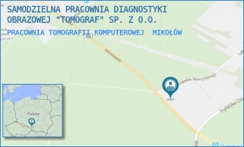 PRACOWNIA TOMOGRAFII KOMPUTEROWEJ - SAMODZIELNA PRACOWNIA DIAGNOSTYKI OBRAZOWEJ "TOMOGRAF" SP. Z O.O. - UL. LUDWIKA WARYŃSKIEGO 2,  MIKOŁÓW
