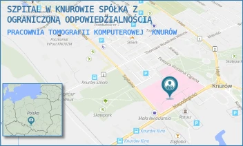 PRACOWNIA TOMOGRAFII KOMPUTEROWEJ - ZESPÓŁ SZPITALI POWIATU GLIWICKIEGO SPÓŁKA Z OGRANICZONĄ ODPOWIEDZIALNOŚCIĄ - UL. NIEPODLEGŁOŚCI 8,  KNURÓW
