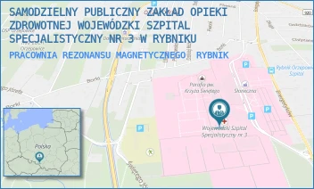 PRACOWNIA REZONANSU MAGNETYCZNEGO - SAMODZIELNY PUBLICZNY ZAKŁAD OPIEKI ZDROWOTNEJ WOJEWÓDZKI SZPITAL SPECJALISTYCZNY NR 3 W RYBNIKU - UL. ENERGETYKÓW 46,  RYBNIK