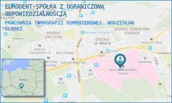 PRACOWNIA TOMOGRAFII KOMPUTEROWEJ - EURODENT SPÓŁKA Z OGRANICZONĄ ODPOWIEDZIALNOŚCIĄ - UL. 26 MARCA 51,  WODZISŁAW ŚLĄSKI