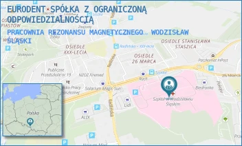 PRACOWNIA REZONANSU MAGNETYCZNEGO - EURODENT SPÓŁKA Z OGRANICZONĄ ODPOWIEDZIALNOŚCIĄ - UL. 26 MARCA 51,  WODZISŁAW ŚLĄSKI