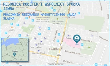 PRACOWNIA REZONANSU MAGNETYCZNEGO - RESONICA SPÓŁKA Z OGRANICZONĄ ODPOWIEDZIALNOŚCIĄ - UL. WINCENTEGO LIPA 2,  RUDA ŚLĄSKA