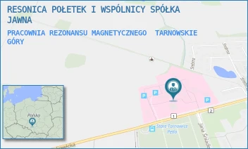 PRACOWNIA REZONANSU MAGNETYCZNEGO - RESONICA SPÓŁKA Z OGRANICZONĄ ODPOWIEDZIALNOŚCIĄ - UL. PYSKOWICKA 47-51,  TARNOWSKIE GÓRY
