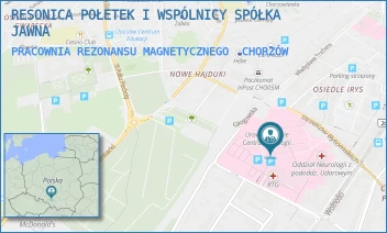 PRACOWNIA REZONANSU MAGNETYCZNEGO - RESONICA SPÓŁKA Z OGRANICZONĄ ODPOWIEDZIALNOŚCIĄ - UL. STRZELCÓW BYTOMSKICH 11,  CHORZÓW