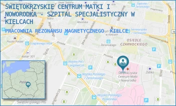 PRACOWNIA REZONANSU MAGNETYCZNEGO - ŚWIĘTOKRZYSKIE CENTRUM MATKI I NOWORODKA - SZPITAL SPECJALISTYCZNY W KIELCACH - PROSTA 30,  KIELCE