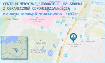 PRACOWNIA REZONANSU MAGNETYCZNEGO - CENTRUM MEDYCZNE "ZDROWIE PLUS" A. REZNER SPÓŁKA KOMANDYTOWA - KARCZÓWKOWSKA 45,  KIELCE