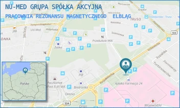 PRACOWNIA REZONANSU MAGNETYCZNEGO - NU-MED GRUPA SPÓŁKA AKCYJNA - KRÓLEWIECKA 146,  ELBLĄG