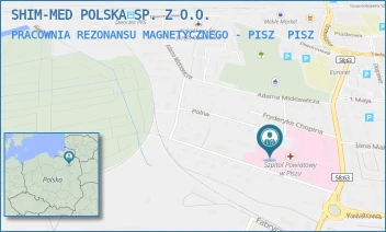 PRACOWNIA REZONANSU MAGNETYCZNEGO - PISZ - SHIM-MED POLSKA SP. Z O.O. - HENRYKA SIENKIEWICZA 2B,  PISZ