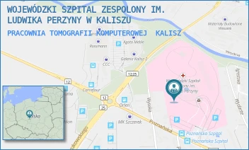 PRACOWNIA TOMOGRAFII KOMPUTEROWEJ - WOJEWÓDZKI SZPITAL ZESPOLONY IM. LUDWIKA PERZYNY W KALISZU - POZNAŃSKA 79,  KALISZ