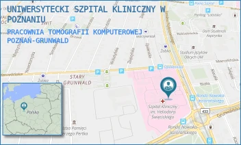 PRACOWNIA TOMOGRAFII KOMPUTEROWEJ - UNIWERSYTECKI SZPITAL KLINICZNY W POZNANIU - PRZYBYSZEWSKIEGO 49,  POZNAŃ-GRUNWALD