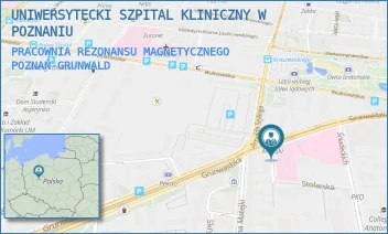 PRACOWNIA REZONANSU MAGNETYCZNEGO - UNIWERSYTECKI SZPITAL KLINICZNY W POZNANIU - GRUNWALDZKA 16/18,  POZNAŃ-GRUNWALD