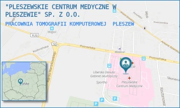 PRACOWNIA TOMOGRAFII KOMPUTEROWEJ - "PLESZEWSKIE CENTRUM MEDYCZNE W PLESZEWIE" SP. Z O.O. - POZNAŃSKA 125A,  PLESZEW