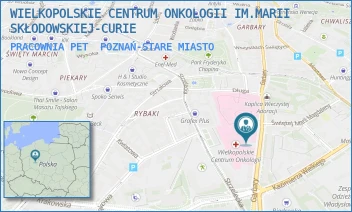PRACOWNIA PET - WIELKOPOLSKIE CENTRUM ONKOLOGII IM.MARII SKŁODOWSKIEJ-CURIE - GARBARY 15,  POZNAŃ-STARE MIASTO