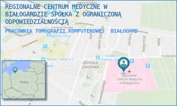 PRACOWNIA TOMOGRAFII KOMPUTEROWEJ - REGIONALNE CENTRUM MEDYCZNE W BIAŁOGARDZIE SPÓŁKA Z OGRANICZONĄ ODPOWIEDZIALNOŚCIĄ - CHOPINA 29, BIAŁOGARD