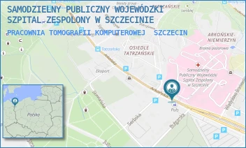 PRACOWNIA TOMOGRAFII KOMPUTEROWEJ - SAMODZIELNY PUBLICZNY WOJEWÓDZKI SZPITAL ZESPOLONY W SZCZECINIE - ARKOŃSKA 4, SZCZECIN