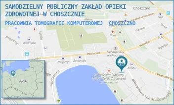 PRACOWNIA TOMOGRAFII KOMPUTEROWEJ - SAMODZIELNY PUBLICZNY ZAKŁAD OPIEKI ZDROWOTNEJ W CHOSZCZNIE - NIEDZIAŁKOWSKIEGO 4A, CHOSZCZNO