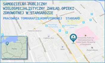 PRACOWNIA TOMOGRAFII KOMPUTEROWEJ - SAMODZIELNY PUBLICZNY WIELOSPECJALISTYCZNY ZAKŁAD OPIEKI ZDROWOTNEJ W STARGARDZIE - WOJSKA POLSKIEGO 27, STARGARD