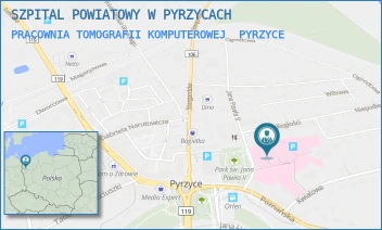 PRACOWNIA TOMOGRAFII KOMPUTEROWEJ - SZPITAL POWIATOWY W PYRZYCACH - JANA PAWŁA II 2, PYRZYCE